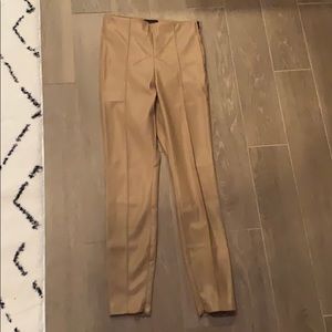 Leather skinny pants ZARA